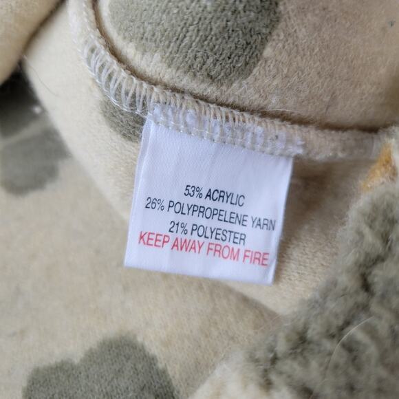 Vintage Country Lane Sherpa Vest Clover Small - Picture 9 of 10